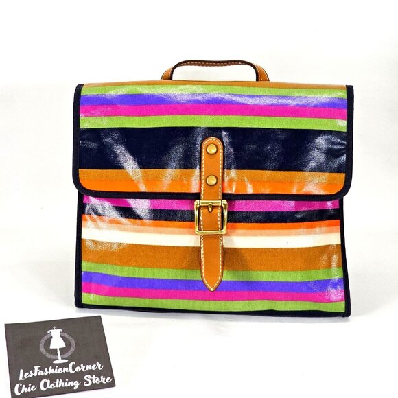 Fossil Women's Multicolored Coated Canvas Messenger Crossbody Bag Medium 1824 - Picture 11 of 16